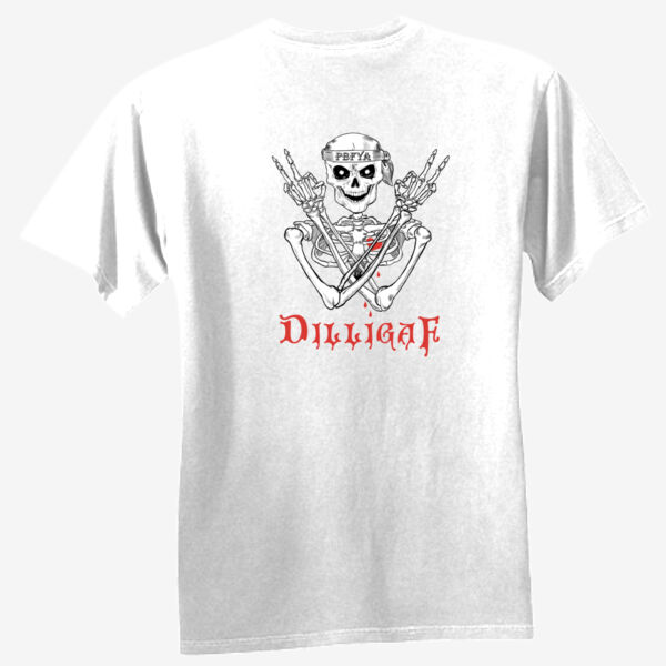 White Back T-shirt Men Thumbnail